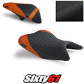 Kawasaki Ninja 400 Seat Covers 2018-2020 2021 2022 2023 Orange Luimoto Tec-Grip