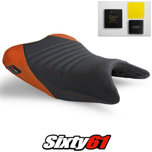 Kawasaki Ninja 400 Seat Cover and Gel 2018-2022 2023 Orange Luimoto Tec-Grip