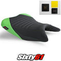 Kawasaki Ninja 400 Seat Cover and Gel 2018-2021 2022 2023 Green Luimoto Tec-Grip