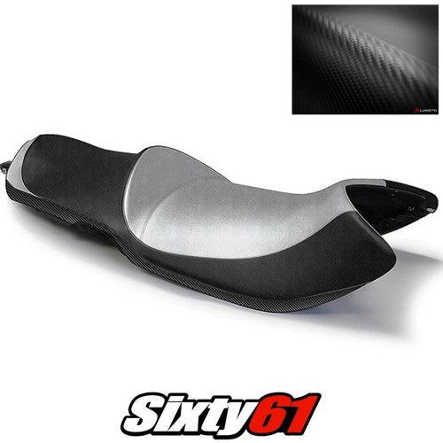 Can-Am Spyder RS Seat Cover 2007-2013 2014 2015 2016 Black Silver Luimoto Carbon