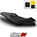 Aprilia Shiver Seat Cover and Gel 2010-2020 2021 Black Luimoto Tec-Grip Suede