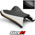Yamaha FZ8 Fazer 8 Seat Cover 2010-2012 2013 2014 2015 2016 White Luimoto Carbon