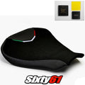 MV Agusta F4 Seat Cover and Gel 2010-2017 2018 2019 2020 Black Luimoto Suede