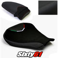 MV Agusta F4 Seat Covers 2010-2015 2016 2017 2018 2019 2020 Black Luimoto Suede