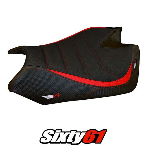 Aprilia RSV4 2009-2018 2019 2020 Seat Cover Tappezzeria Ultragrip Red Black