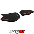 Ducati 1098 Seat Cover Tappezzeria 2007-2010 2011 2012 2013 Ultragrip Red Black