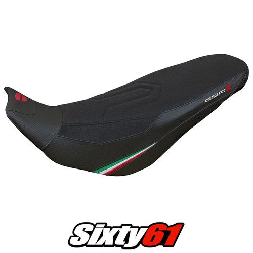 Ducati Desert X Rally Seat Cover Tappezzeria Keren Comfort 2022-2024 2025 Black