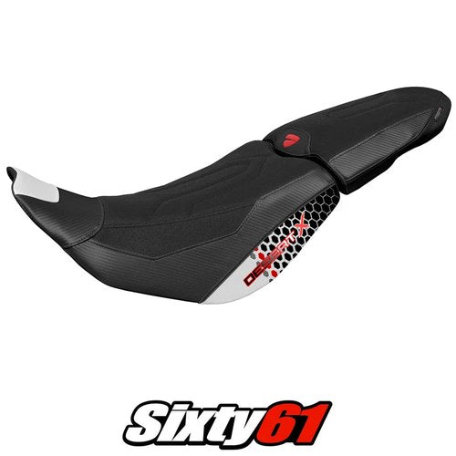 Ducati Desert X Seat Cover Tappezzeria Comfort 2022-2025 Special White Black