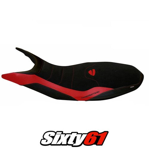 Ducati Hypermotard 821 939 Seat Cover Tappezzeria 2013-2018 Comfort Red Black