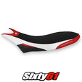 Ducati Hypermotard 950 2019-2022 2023 2024 2025 Seat Cover Tappezzeria White Red