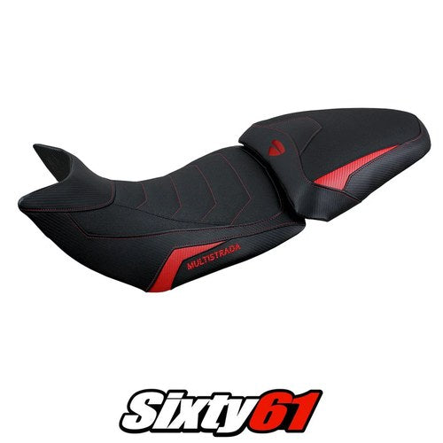Ducati Multistrada 1200 1260 Seat Cover Tappezzeria 2015-2020 Ultragrip Red