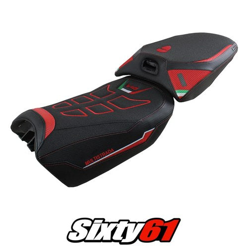 Ducati Multistrada V4 PP Heat Seat Cover Tappezzeria 2022-2025 Ultragrip Red