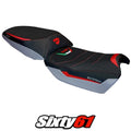 Ducati Multistrada V4 Rally Seat Cover Tappezzeria 2023-2025 Ultragrip Red Silvr