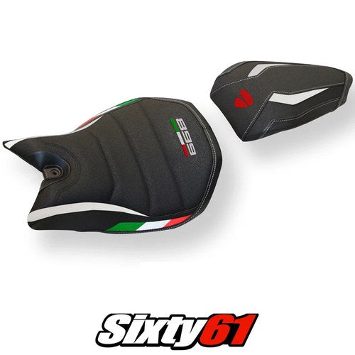 Ducati Panigale 899 Seat Cover Tappezzeria 2011 2012 2013 Ultragrip White Black