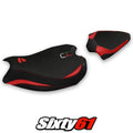 Ducati Panigale V2 Seat Cover Tappezzeria 2020 2021 2022 2023 2024 Red Black