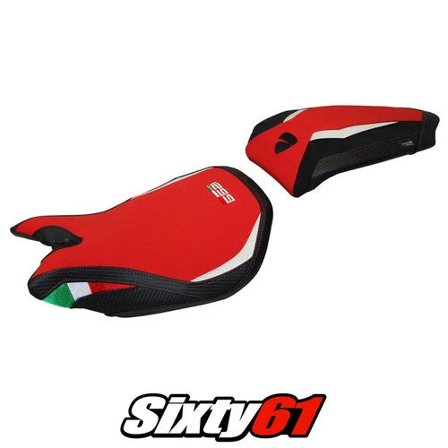 Ducati Panigale 1299 Seat Cover Tappezzeria 2015 2016 2017 2018 Red Black