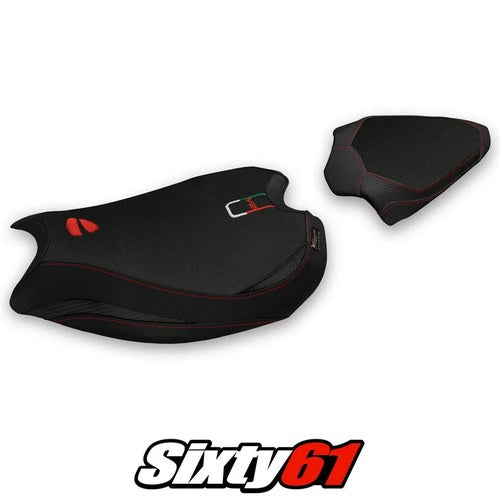 Ducati Panigale V2 Seat Cover Tappezzeria 2020 2021 2022 2023 2024 Comfort Black