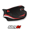 Ducati Panigale V4 Seat Cover Tappezzeria 2018-2023 2024 Ultragrip Red White