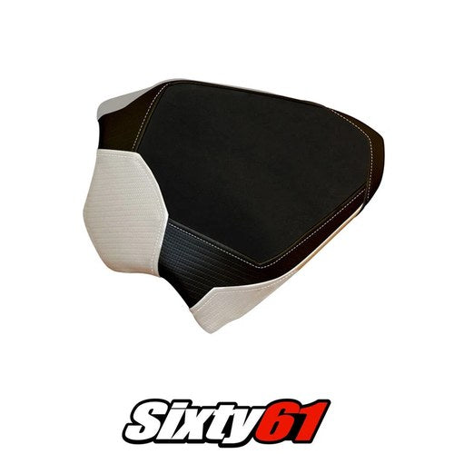Ducati Panigale V4 Passenger Seat Cover Tappezzeria 2018-2023 2024 White Black