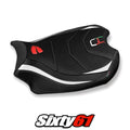 Ducati Panigale V4 Seat Cover Tappezzeria 2018-2022 2023 2024 Ultragrip White