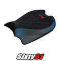Ducati Panigale V4 Seat Cover Tappezzeria 2018-2021 2022 2023 2024 Black Diamond