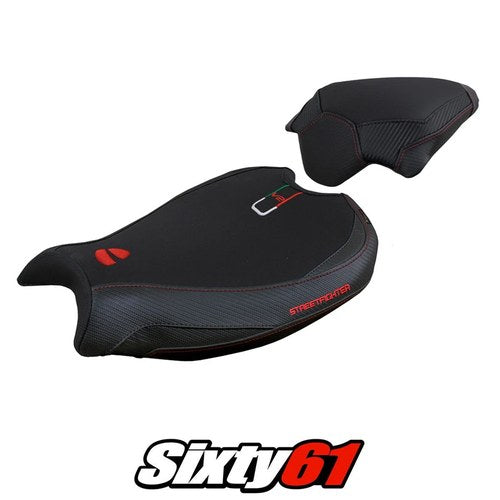 Ducati Streetfighter V2 Seat Cover Tappezzeria 2022 2023 2024 Comfort Black