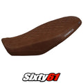 Ducati Scrambler 800 2025 Seat Cover Tappezzeria Comfort Dark Brown Leather look
