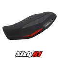 Ducati Scrambler 800 2023-2025 Seat Cover Tappezzeria Comfort Velvet Red Black