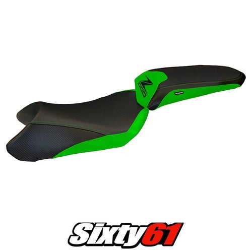 Kawasaki Ninja 1000 2011-2013 2014 2015 2016 Seat Cover Tappezzeria Green Blk
