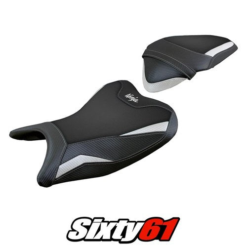 Kawasaki Ninja 400 2018-2020 2021 2022 2023 Seat Cover Tappezzeria Comfort White