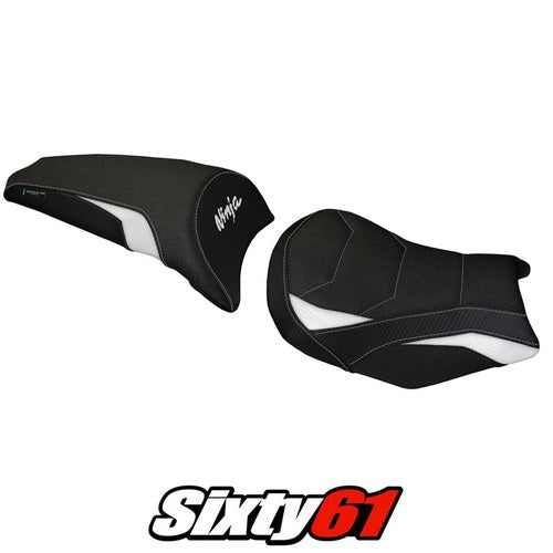 Kawasaki Ninja 650 Z650 2017-2025 2026 Seat Cover Tappezzeria Ultragrip White