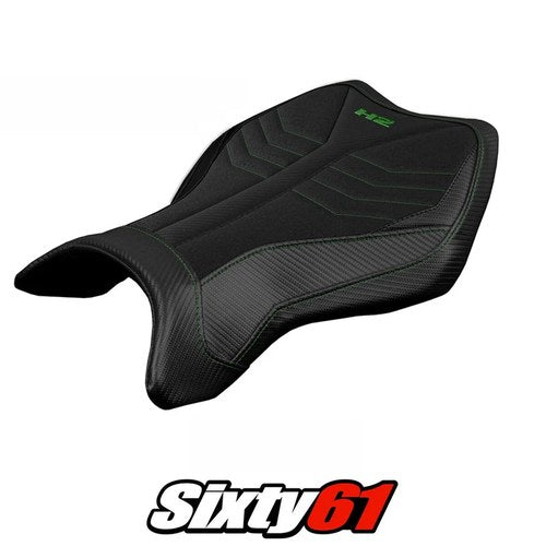 Kawasaki Ninja H2 H2R 2015-2024 2025 2026 Seat Cover Tappezzeria Ultragrip Black