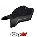 Kawasaki Ninja H2 H2R 2015-2024 2025 2026 Seat Cover Tappezzeria Comfort Silver