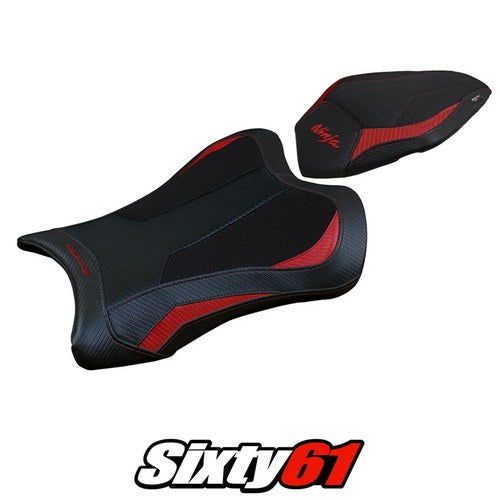 Kawasaki Ninja ZX10R 2021-2025 2026 Seat Cover Tappezzeria Ultragrip Red Black