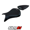 Kawasaki Ninja ZX6R 2005 2006 Seat Cover Tappezzeria Blue Black