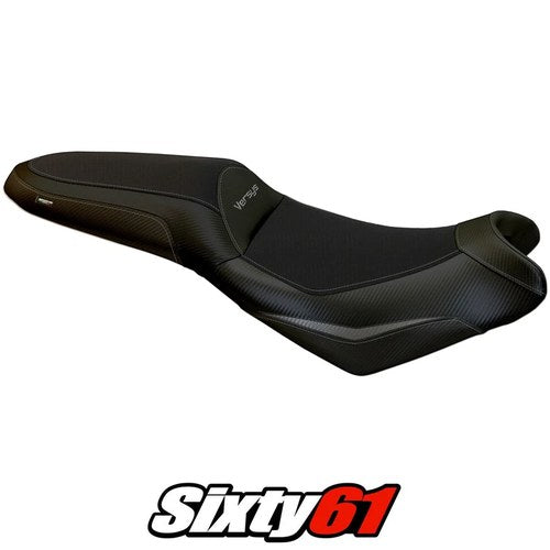 Kawasaki Versys 650 2007-2022 2023 2024 2025 Seat Cover Tappezzeria Grey Black