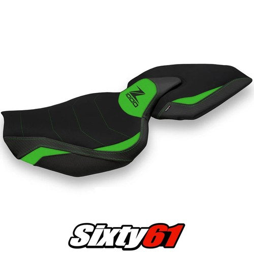 Kawasaki Z1000 2014-2019 2020 2021 Seat Cover Tappezzeria Comfort Green Black