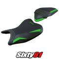 Kawasaki Z400 2018-2021 2022 2023 Seat Cover Tappezzeria Ultragrip Green Black