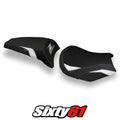 Kawasaki Z650 2017-2023 2024 2025 Seat Cover Tappezzeria Comfort White Black