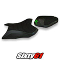 Kawasaki Z800 2013 2014 2015 2016 Seat Cover Tappezzeria Ultragrip Black