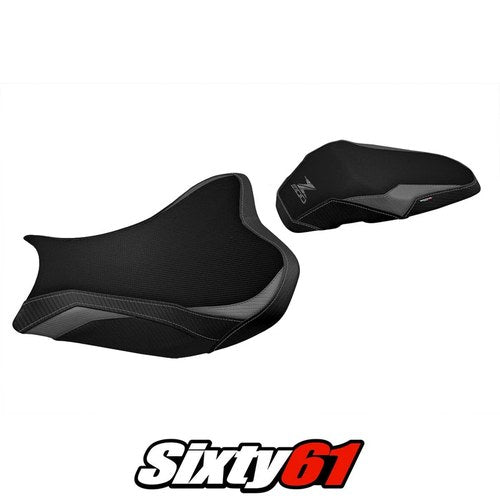 Kawasaki Z900 2017-2020 2021 2022 2023 2024 Seat Cover Tappezzeria Grey Black