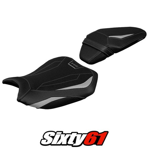 Kawasaki ZH2 Z H2 2020-2025 2026 Seat Cover Tappezzeria Comfort Silver Black