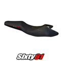 Suzuki Gsr 600 2006 2007 2008 2009 2010 2011 Seat Cover Tappezzeria Black Red