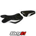 Suzuki Gsr 750 2010-2014 2015 2016 2017 Seat Cover Tappezzeria Comfort White