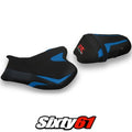 Suzuki Gsxr 1000 2009-2012 2013 2014 2015 2016 Seat Cover Tappezzeria Blue Black