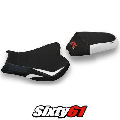 Suzuki Gsxr 1000 2009-2014 2015 2016 Seat Cover Tappezzeria Comfort White Blk