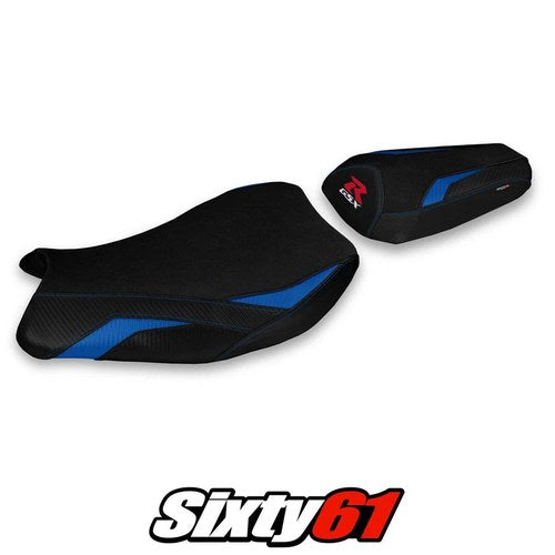 Suzuki Gsxr 1000 2017-2019 2020 2021 2022 2023 Seat Cover Tappezzeria Blue Black