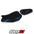 Suzuki Gsxr 1000 2017-2020 2021 2022 2023 Seat Cover Tappezzeria Ultragrip Blue