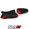 Suzuki Gsxr 600 750 2008 2009 2010 Seat Cover Tappezzeria Comfort Red Black