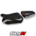 Suzuki Gsxr 600 750 2011-2024 2025 2026 Seat Cover Tappezzeria Ultragrip Silver